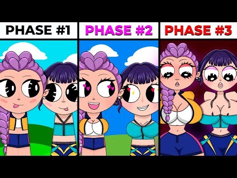 All Phases of RUMI meets ZOEY in New SUS Kpop Demon Hunters Sprunki: From Phase 1 to Phase 3