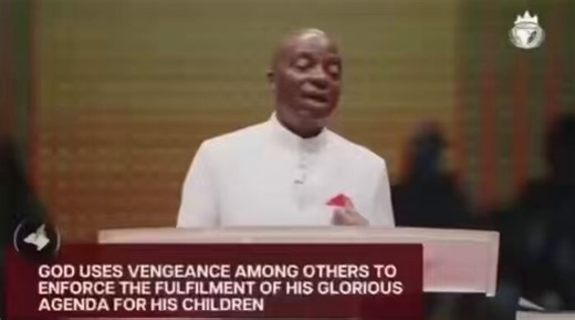 “It is f00lhardy for anybody to think they own Nigeria, who are you? You want to islamise Nigeria ? You’re too late. Except Christ has left heaven, don try it cos if you do, it’ll b00merang. No one in Nigeria has a stronger stake than I do”- Bishop Oyedepo