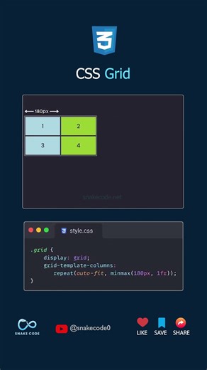 CSS grid property #grid #csstips #css