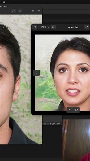 AI Gender Swap with StyleGAN2 #shorts #stylegan2 #AI #AIGenerated #FaceTransformation #FaceSwap