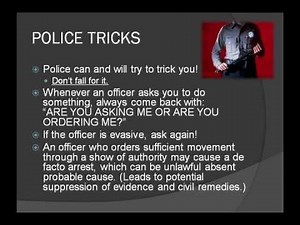Your Rights During Police Encounters In Public (Slight Florida Focus)