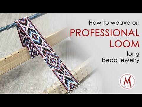 How to assemble LOOM MACHINE and weave long beaded jewelry