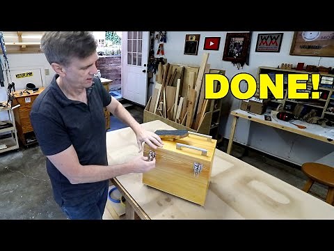 Finishing up the shoeshine box, finally!