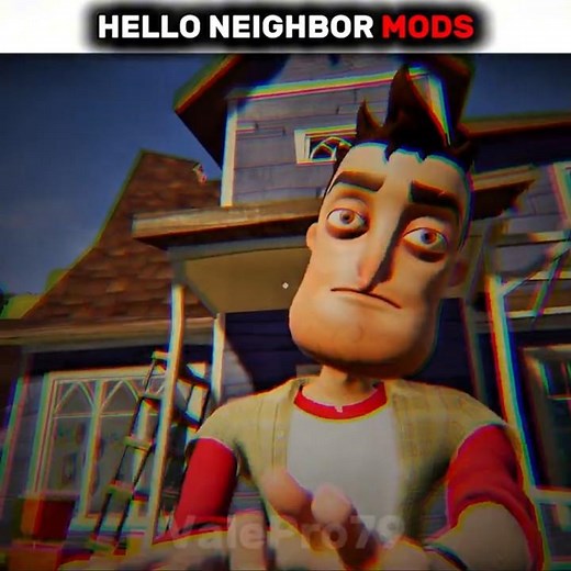 Hello Neighbor Original Vs With Mods☠️ P5 #helloneighbor #edit #viralshorts #like #valepro