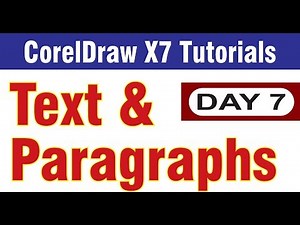 Day 7 | how to work with text in coreldraw step by step tutorial in hindi