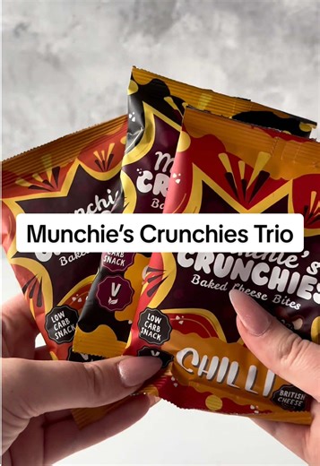 Get your baked cheese trio now, high protein, low carb snack!💛🧀 #ChucklingCheese #notjustcheese #cheddarcheese #munchiescrunchies #bakedcheese