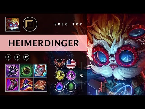 Heimerdinger Top vs Yasuo - NA Grandmaster Patch 25.24