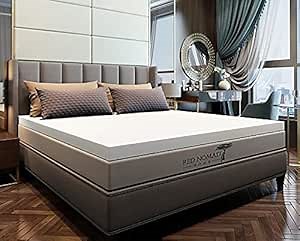 King Size 3 Inch Thick, Ultra Premium Visco Elastic Memory Foam Mattress Pad Bed Topper - Made in the USA