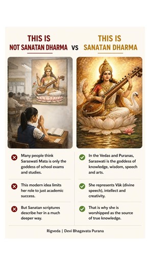 Who is Saraswati Mata #Saraswati #SanatanDharma #Hinduism #Rigveda #DeviBhagavata #Knowledge #Wisdom
