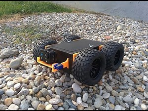 Custom 4WD robot for GoPRO FPV recording and driving