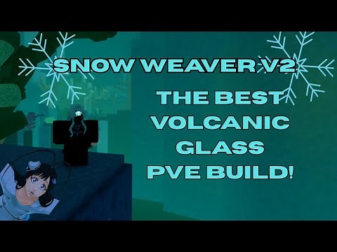 the NEW BEST volcanic glass pve build, SNOW WEAVER v2 in Roblox Deepwoken!