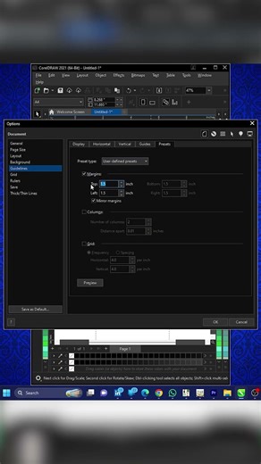 Add Page Margins in CorelDRAW 🔥 (Easy Trick)