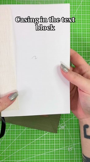 DIY Book Binding Tutorial with Ribbon Bookmark Charm by @ash_ling_ook