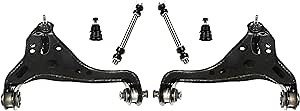 PartsW - 6 Pc Front Lower Control Arms + Upper Ball Joints + Stabilizer Sway Bar Links Passenger Driver Side Suspension Kit Fits FORD EXPLORER/EXPLORER SPORT TRAC/MERCURY MOUNTAINEER