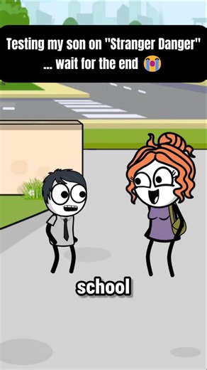 Stranger Danger Test: FAILED Successfully 💀⛔ #Shorts #SavageKid #Parenting