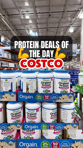Costco just stocked today’s protein deals featuring Orgain, Optimum Nutrition, Vital Proteins, and Nüri, all discounted and ready to go. Whether you want shakes, collagen protein, or clean plant blends, there’s a solid option for every routine. Share this with someone who loves high-quality protein picks. #costcofinds #costcowonders #costcoinfluencer #proteindeals #proteinpowder | Costco Wonders