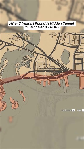 After 7 Years I Found A Hidden Tunnel In Saint Denis - Rdr2 #reddeadredemtion2 #arthurmorgan #rdr2 #rdr2clips #rdr2moment
