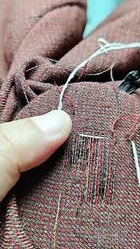 Weaving restoration of costumes #shorts