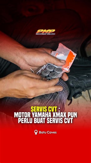 Motor skuter >160cc pun perlu servis cvt tau. Ini mekanik tengah buat servis cvt untuk Yamaha XMAX. Anda nak servis cvt juga? Boleh walk-in atau tekan link di bio kami. #palexmotorparts #palexmotor #gombak #batucaves #selangor #fyp #trending #bengkelmotor #servismotor #servis | Palex Motorcycle Parts & Accessories