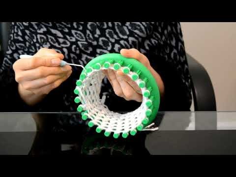 Baby's Beanie Hat with 2 Strands of Yarn