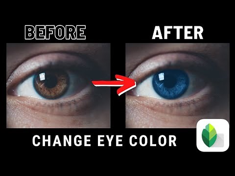 How to change the COLOR of your EYE using Snapseed | Snapseed Editing Tips and Tricks