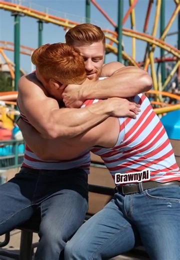 It’s just a hug. #DigitalHunks #BrawnyAi