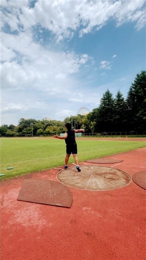 #陸上競技 #陸上部 #中学生 #中1 #投擲 #円盤投げ #群馬県 #伊勢崎市