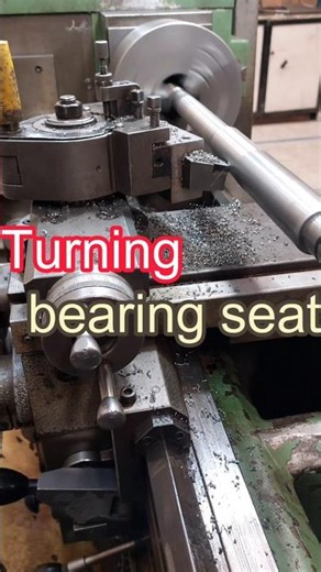 Turning a Precision Bearing Seat on Shaft | CNC Lathe Machining #BearingSeat