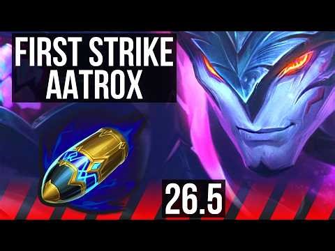 AATROX vs GAREN (TOP) | First Strike, Good KDA: 12/1/6 | KR Master | 26.5