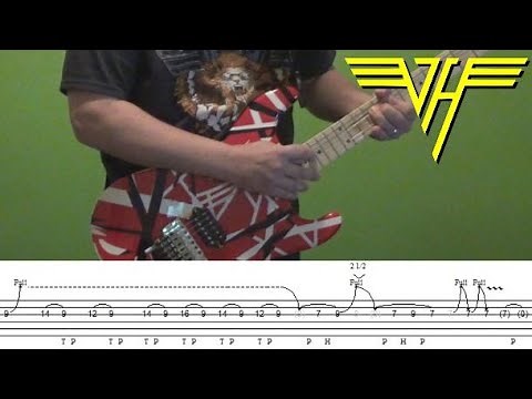 Guitar Lesson - Panama solo (Van Halen) with Tabs!