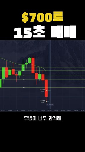 $700로 15초 매매하기 #바이너리옵션 #포켓옵션 #올림프트레이드