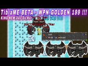 TibiaME OPEN BETA TEST NEW UPDATE 2022 !!! WPN GOLDEN WIZ LV199 !!! NEW MONSTER