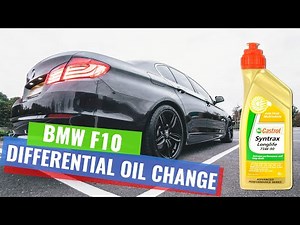 BMW F10 - Differential oil change [How to] Castrol Syntrax 75W-90