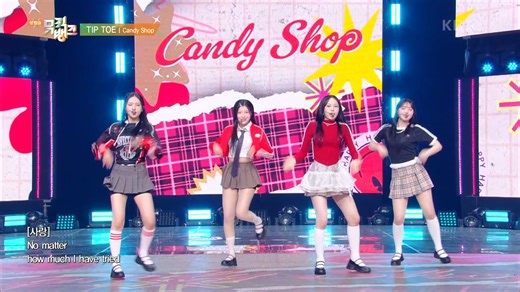 TIP TOE - Candy Shop (캔디샵) | KBS 250321 방송 | KBS 뮤직뱅크