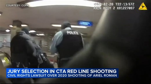Jury selected in civil trial on 2020 CPD shooting at Grand CTA Red Line station in River North