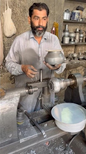Manufacturing small cooking pot by hand -just skills #shorts
