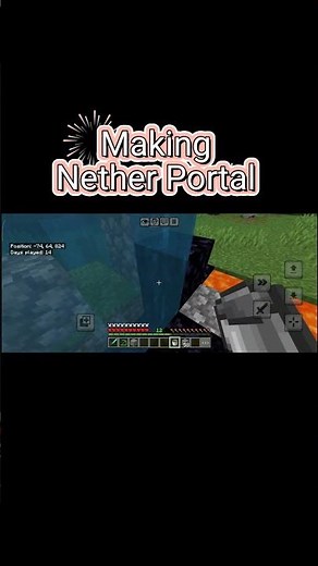 FASTEST Nether Portal Build in Minecraft Survival! (No Diamonds)