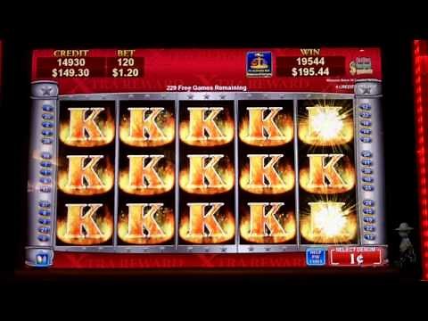 Konami Gaming: Xtra Reward - Fan Tastic Gold Slot Bonus BIG WIN