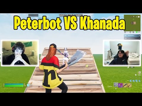 Peterbot VS Khanada 1v1 Buildfights! (Peterbot POV)