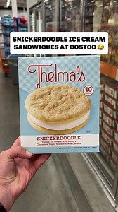 🤤 Snickerdoodle Ice Cream Sandwiches at Costco! These look INCREDIBLE!! 😋 Vanilla ice cream with buttery cinnamon sugar snickerdoodle cookies…yes please! Get 10 for $10.79 #costco #snickerdoodle #icecream | Costco Buys