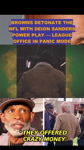 BROWNS DETONATE THE NFL WITH DEION SANDERS POWER PLAY — LEAGUE OFFICE IN PANIC MODE #drama #usa #shadeursanders