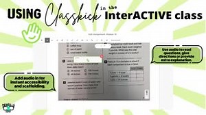 Quick and easy differentiation with Classkick ! 🙌🏻 📸Add your own resources with the snap of a picture ⚡️Add audio recordings of yourself on top of the pictures 💯All of this is ⭐️FREE!⭐ #️interACTIVEclass | Themerrillsedu