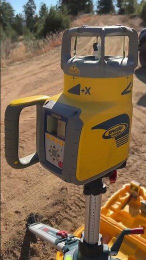 Spectra Precision Dual Grade Laser for Culvert Installation