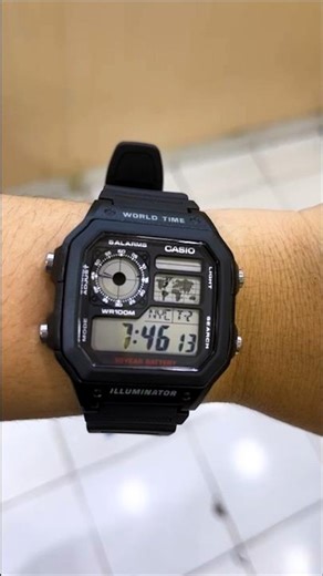 CASIO AE-1200WH-1AV #casiowatches #casio #casioindonesia #gshock #gshockwatches #jamtangan