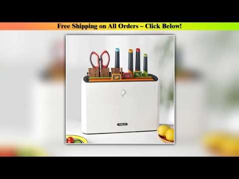 Kitchen Knife Set Baby Auxiliary Chopper Knife Holder Dryer All-in-One Sorting Chopping Board