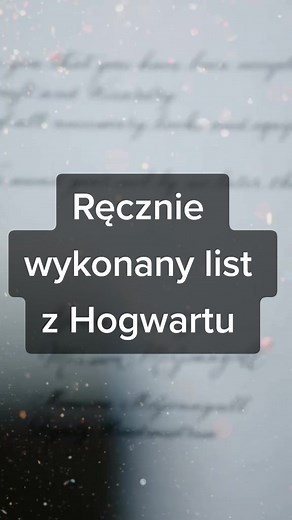 Koperta adresowana z motywem Harry'ego Pottera