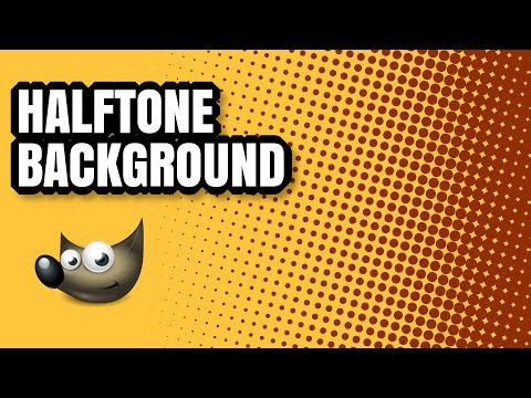 How to Create a Halftone Background in Gimp