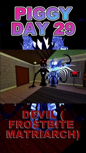 NEW DEVIL (FROSTBITE MATRIARCH) DAY 29 | ROBLOX PIGGY! #roblox #piggyskins #piggy #fypシ #fyp #viral
