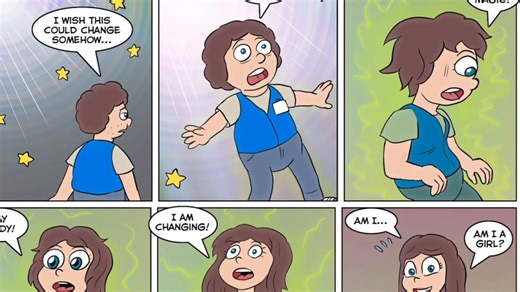 The Wish Tg Tf Transformation comic 😉 #BodySwap​ #TRANSFORMATION​ #tg​ #recomendation​ #tgtf​ #femboys #tranformation​ #bodychange​ #genderswap​ #tgmtf​ #genderbender | Tg Tf & Boy to Girl Transformation