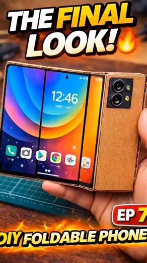 DIY Foldable Phone FINAL LOOK 😱 | Cardboard Craft Mobile EP 7